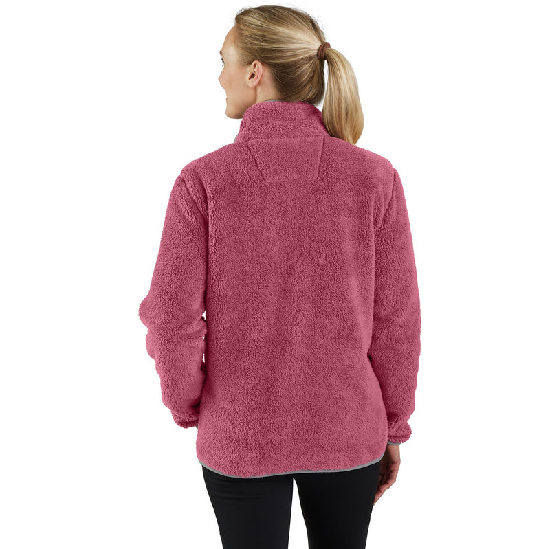 Women's Loose Fit Fleece Pullover Huckleberry 106470