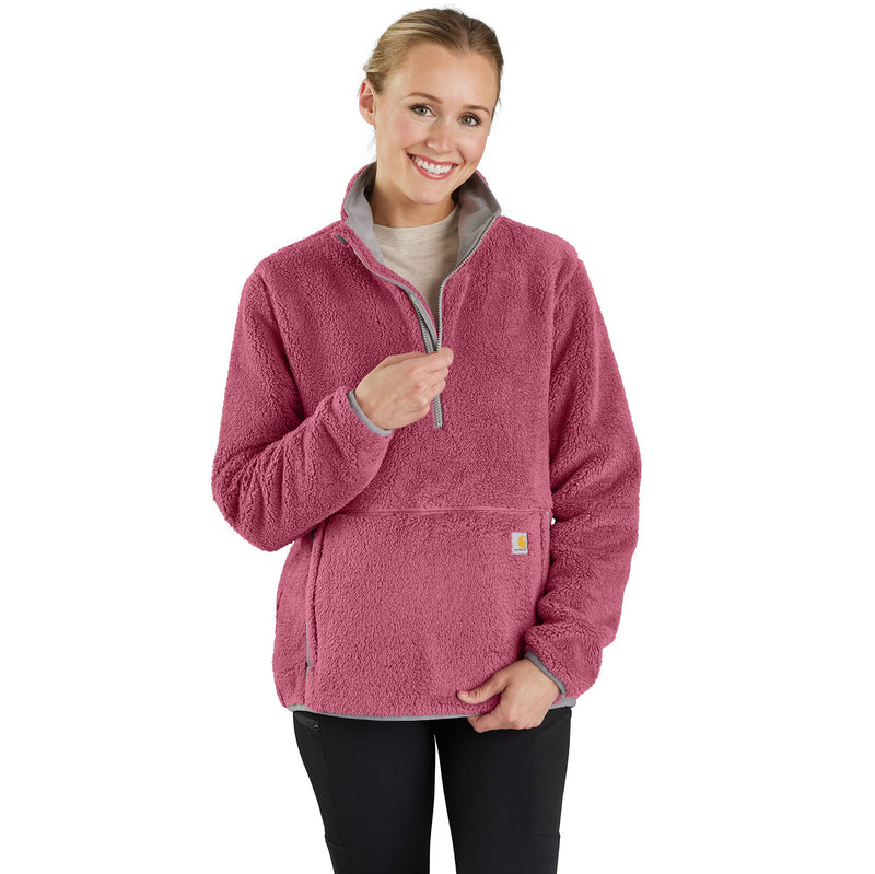 Women's Loose Fit Fleece Pullover Huckleberry 106470