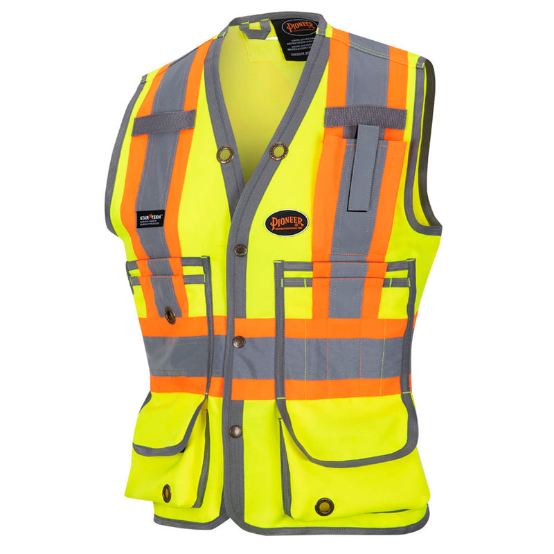 Women's Surveyor's Safety Vest Hi-Vis Yellow 6693W