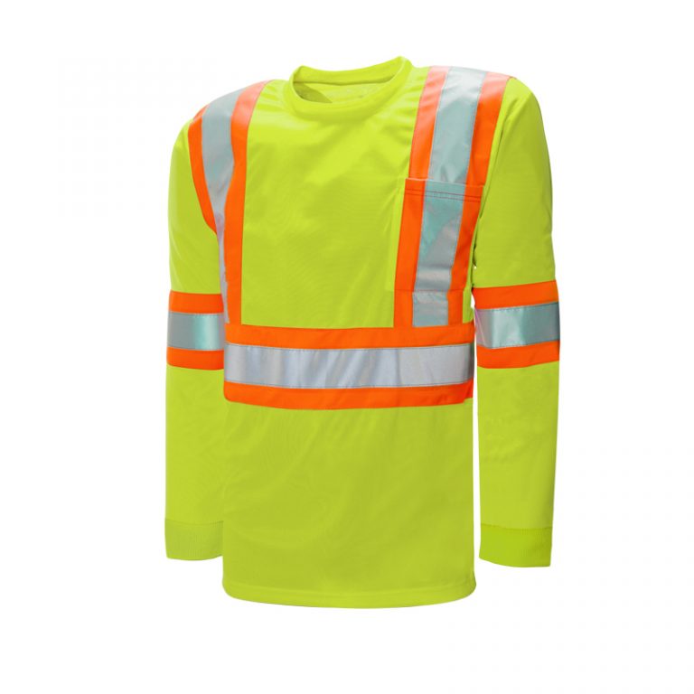 Shirt Long Sleeve Hi-Vis MWK Green TT2Y