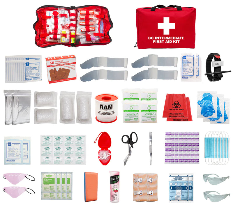 First Aid Kit BC Intermediate Kit Soft Pack