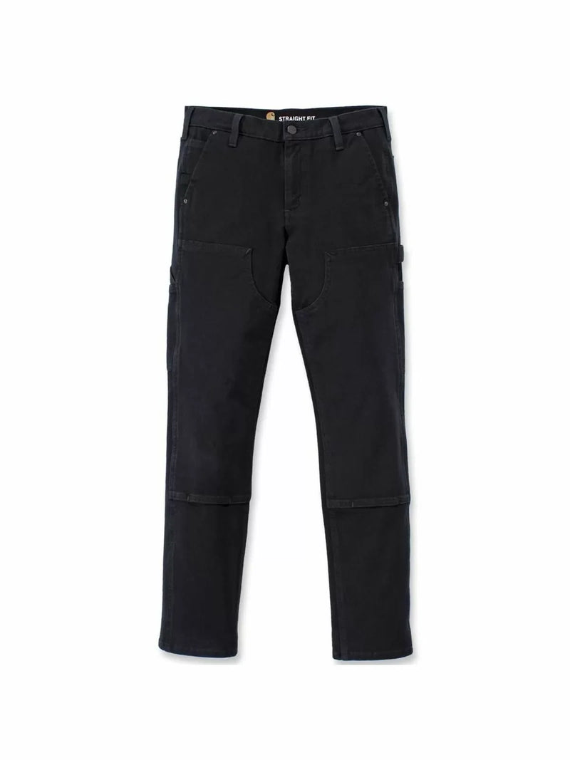 Women's Pant Rugged Flex Relaxed Fit Twill Double Front Black 104296